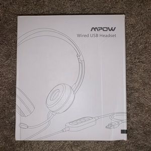 Mpow Wired USB Headset